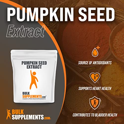 Bulksupplements.com Pumpkin Seed Extract Powder - Bladder Support - Pumpkin Seed Powder - Pumpkin Powder - Soluble Fiber Supplements (100 Grams - 3.5 Oz) #TOP2