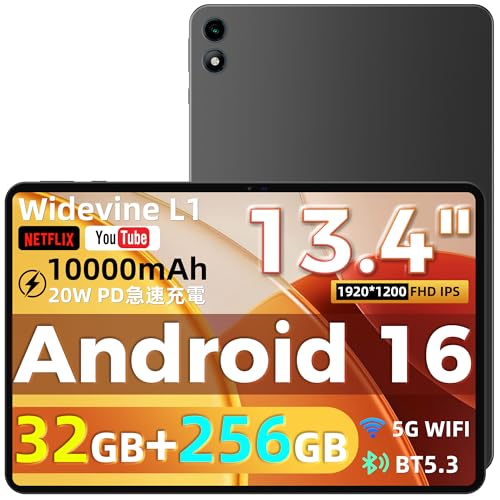 Amazon.co.jp: 【2026年新モデル】RebotAi Android 16 タブレット 13