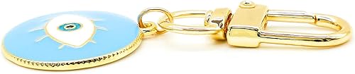 Miniatura 2 de Llavero con dije de protección contra el mal de ojo para mujeres y hombres, llavero de automóvil, bolsa, monedero, accesorios, amuleto de buena