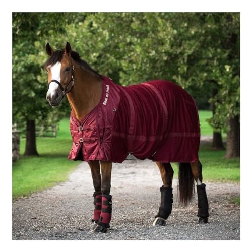 Image of Back on Track Therapeutic Horse Mesh Rug (Burgundy, 72-Inch)