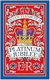 Platinum Jubilee Tea Towel Commemorative Memorabilia Queen Elizabeth Crown Souvenirs Gift (By LILAJ)