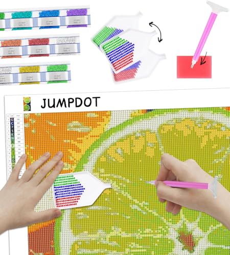 Mural de pared Jumpdot con diamantes de limón verde para decorar tu salón 3