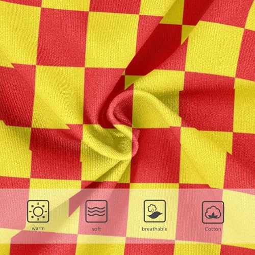 Red and Yellow Buffalo Checkered Toddler Girls's Underwear 2T3