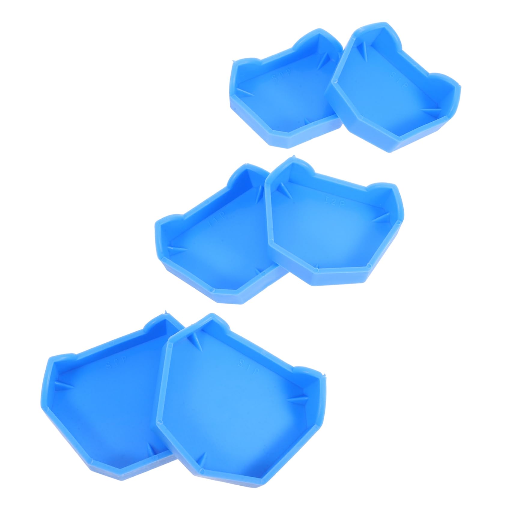 1 Set Base in Gesso Kit Per Modellare i Strumento Clinico Base Del in Silicone Portamodelli in Gesso Supporto Per Modello Plastica Blue