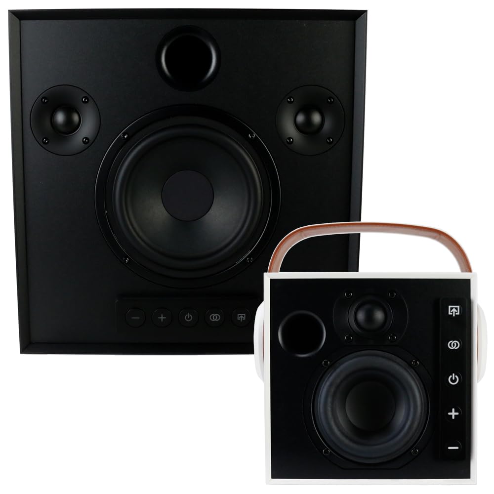 MOREL Bundle Hogtalare and Hogtalare Biggie Wireless Home Audio Speakers - White