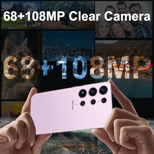 Image of BXV I25 Ultra 16+512GB Smartphone - 7000mAh Battery, 6.99-inch Display, Built-in Pen, Android 14, Snapdragon 8 Gen3, 68MP+108MP Camera Outperform Competitors in Speed & Power (Pink)