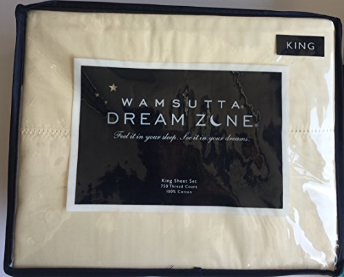 Wamsutta Dream Zone King Sheet Set, Ivory Cream, 750 Thread Count
