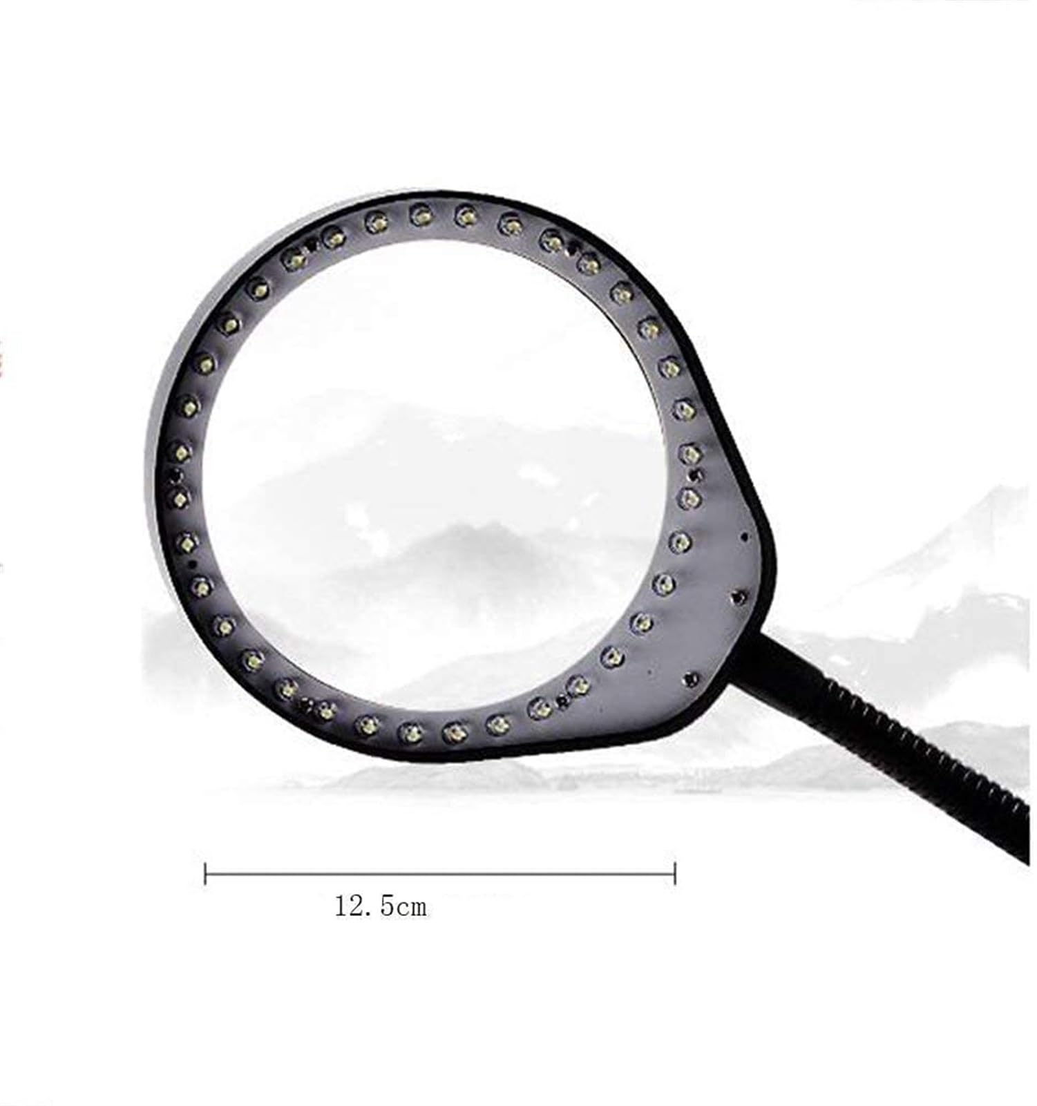 Lupa 10x podświetlana z 36 diodami LED do majsterkowania, rzeźbienia i naprawy, 100 mm lupa do czytania,