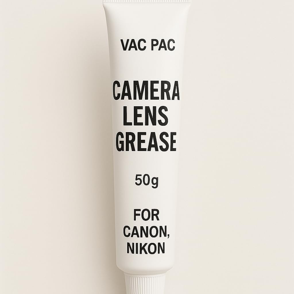 VAC PAC Premium Camera Lens Grease β 50g | Suitable for Canon & Nikon Lens Repair | Non-Migrating Silicone-Based Formula (1) 3