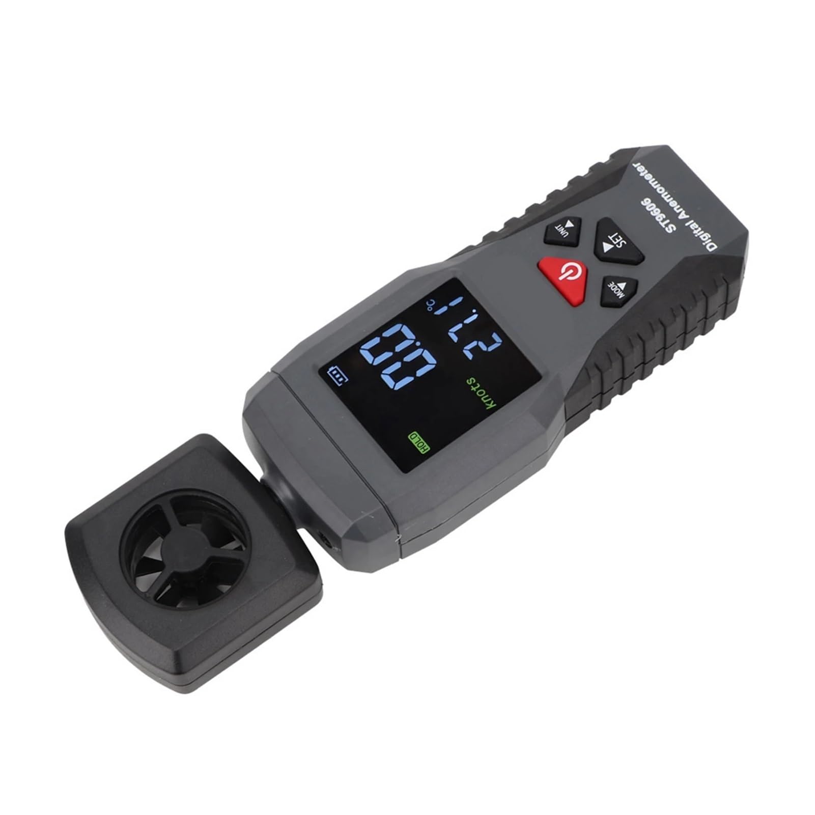SMART SENSOR Wind Gauge ST9606 Anemometro portatile Misuratore di velocità del vento