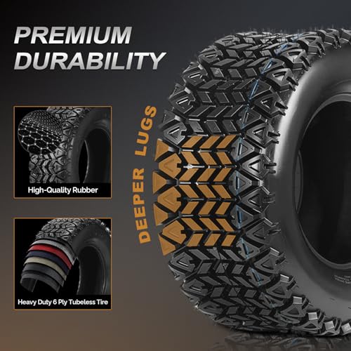 TUFFIOM All-Terrain ATV Tire Set