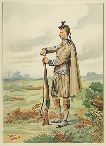 Tableau les volontaires écossais de Londres poster art mural vintage 60x90