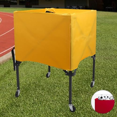 Carro para balones plegable con ruedas multidireccionales de aluminio 4