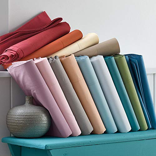 Cottonwalas Heavy Egyptian Cotton At Affordable Price Emperor Size 6-Pcs Sheets Set (1 Fitted, 1 Flat, 4 Pillowcase) Fits 26-28" Pockets Depth, True 1500-Tc Bed Sheets For Bed (Stripe, Royal Blue) #TOP6