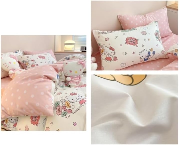 ハローキティ　掛け　敷き　布団カバーセット　シングルサイズ Amazon｜サンリオ(SANRIO) ハローキティ 布団カバー3点セット