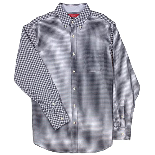 cremieux dress shirts Classics Men's Slim Fit Long Sleeve Lightweight Oxford Shirt Casual Sportshirt (Dusty Navy 370, X-Large, XL) : Clothing, Shoes & Jewelry Light Pink Floral Jacquard front closure Over Bust Color:Viridian