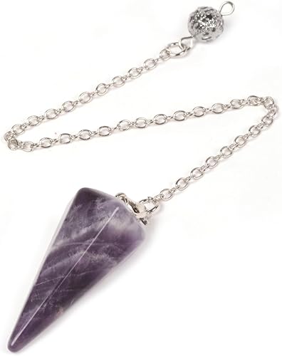 Miniatura 5 de Justinstones - Dije de piedras preciosas con cristales de roca hexagonales en punta reiki chakra