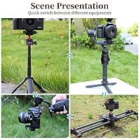 FALCAM F38 Kamera Schnellwechselplatte mit 1/4" bis 3/8" Schraubgewinde, Schnellwechselsystem Quick Release Kamera-Stativhalterungsadapter für Stativ/Stablizer/Gimbal/Slider – Ansicht 8