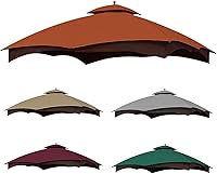 Vista 15 de SCOCANOPY Parte superior de repuesto beige para cenador Lowe's Allen Roth 10X12 Modelo #GF-12S004B-1/#GF-12S004BTO