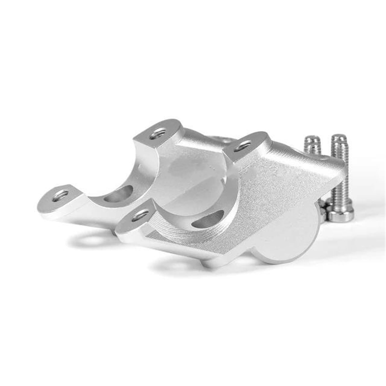 LYBH Handlebar Risers Motorcycle Handlebar Riser For B&MW R1200R LC （2015-2019） R1250R LC （2019-2023） R 1200 1250 R Handle Bar Heighten Move Back Adapter Heightening Handlebar Riser(Silver)