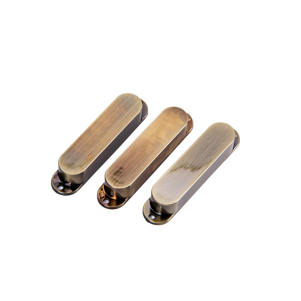 Alnicov 3PCS 82MM Pickups Covers?ABS Closed Shell?Electric Guitar Single Coil Pickup Covers