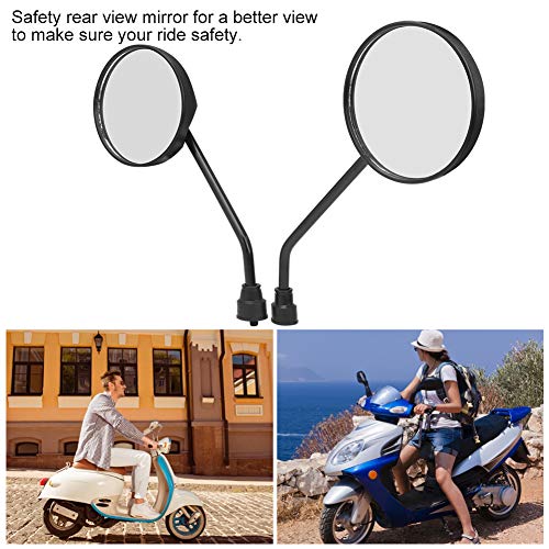 2 espelhos retrovisores PCS, espelho retrovisor de plástico, acessório para bicicletas de montanha c