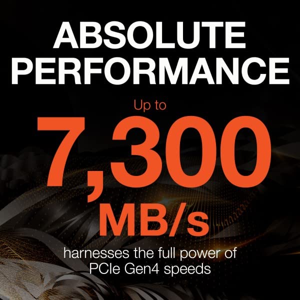 Image of Seagate FireCuda 530 4TB Internal Solid State Drive - M.2 PCIe Gen4 x4 NVMe 1.4, Transfer speeds up to 7300 MB /s, 3D TLC NAND, 5100 TBW, 1.8M MTBF, and 3-Year Rescue Services (ZP4000GM3A013), Orange