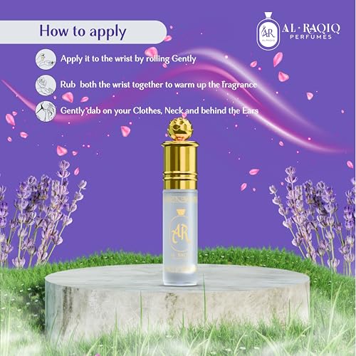 Image of Purple Oud Attar, Sweet & Floral Fragrance Unisex Non-Alcoholic Long Lasting Attar for Men & Women - 6Ml