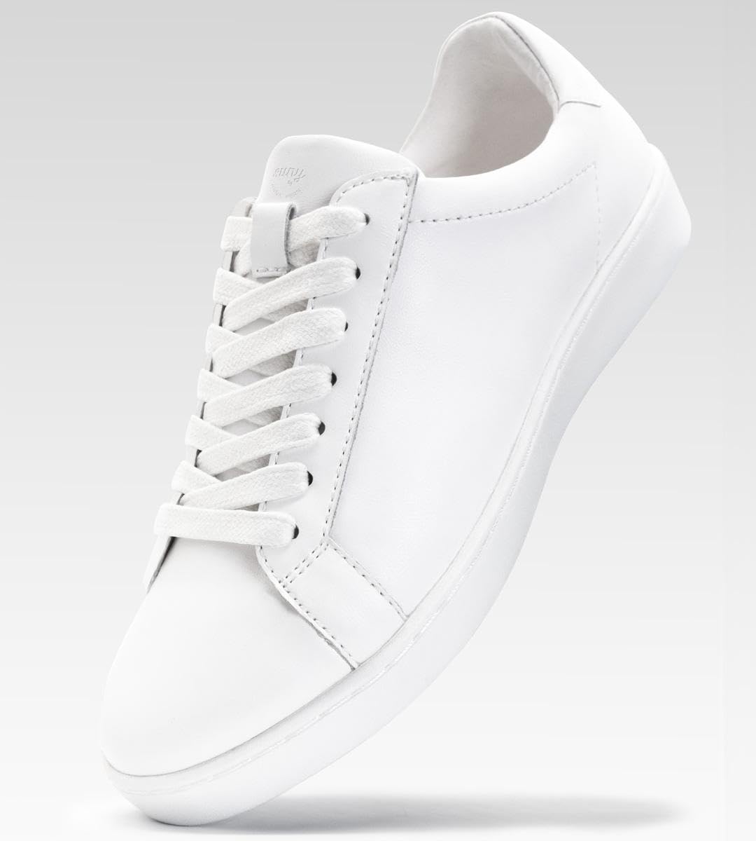 Anna Kern Suny Herren Dance Sneakers 7425 - Leder weiß - Normalweite - durchgehende PU Sohle - herausnehmbare Mehrweiten-Zwischensohle