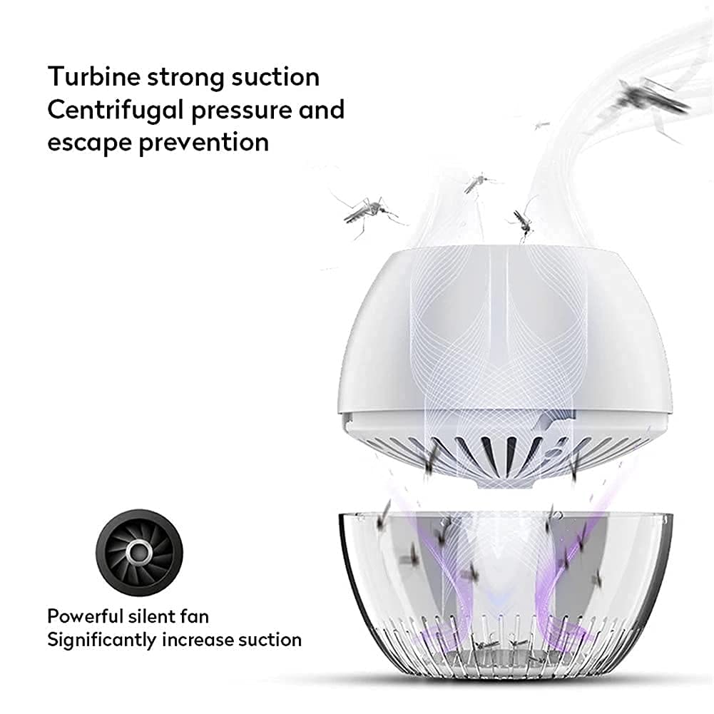 Lampe Anti-moustiques UV, USB LED Bug, Anti-moustiques, Anti-moustiques, Anti-rayonnement, répulsif Muggen, piège à Mouches pour Chambre, Cuisine, Bureau (Jaune)