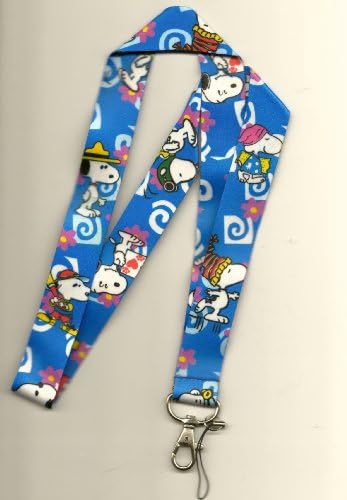 SNOOPY LANYARD-KEYCHAIN AND BADGE HOLDER
