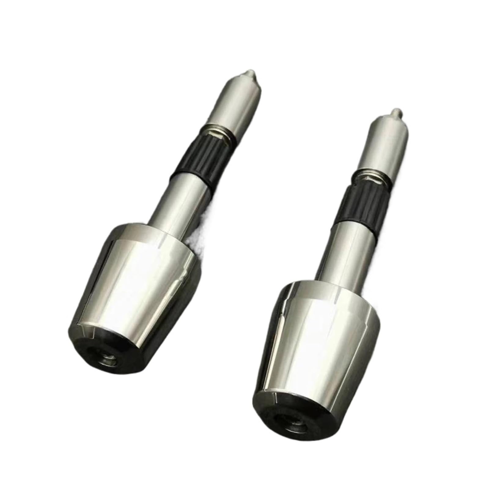 Pesi Slider Manubrio Moto 18mm-22mm Tappi Terminali Barra Impugnatura Accessori | Per Ducati(Argento)