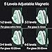 EasyULT Herramienta de Ventanas de Doble Cara, Magnético Ajustable, Cepillo de Vidrio...