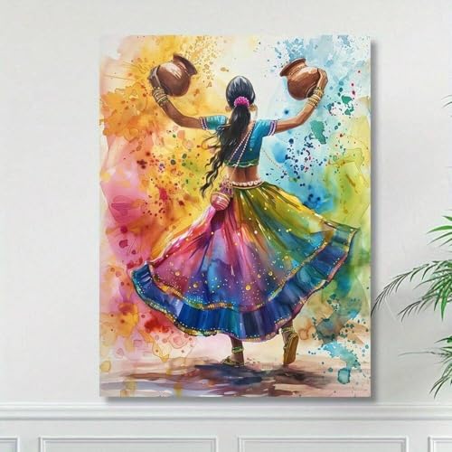 Peinture sur toile murale vintage et affiche de danse pour decoration haut de gamme