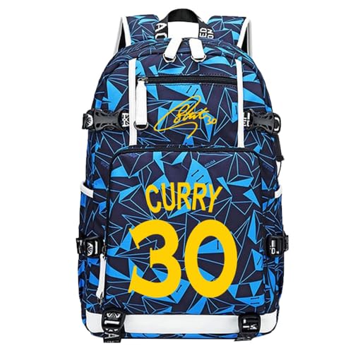 FANwenfeng Basketball Player 30 Multifunction Backpack Travel Daypack Fans Bag For Men Women (Style 17)