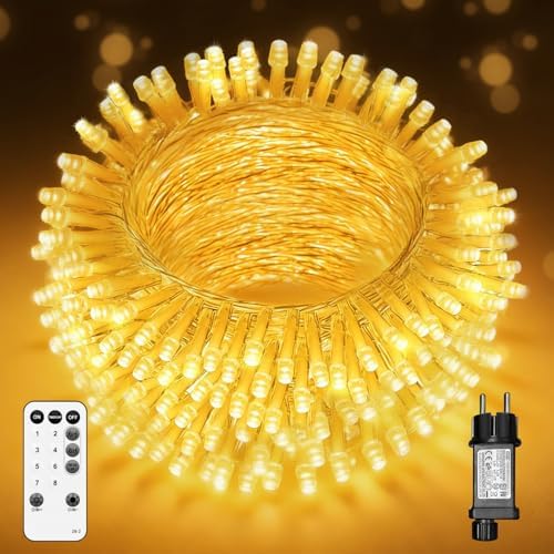 Guirnalda Luces Exterior Interiores Luces Navidad Exterior 10M/40...
