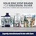 Optivida Colloidal Silver Liquid for Immune Support - Premium 10PPM Nano Silver Hydrosol Liquid Supplement for Daily Wellness, Natural Silver Water for Adults & Kids, Non-GMO, Gluten-Free (16 Oz)