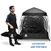 CoverU Sports Shelter Pod 2 Person Stormy Cold Weather Tent (Black) Patented