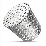 Downpipe Leaf Guard Gutter Mesh Drain Cover Mesh, Stainless Steel Gutter Guard Filter Strainer, Metal Downspout Guards, Mesh Screen Roof Vent Cover, Cover for Downspout 2.3-3.0" (58-75)