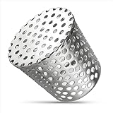 Downpipe Leaf Guard Gutter Mesh Drain Cover Mesh, Stainless Steel Gutter Guard Filter Strainer, Metal Downspout Guards, Mesh Screen Roof Vent Cover, Cover for Downspout 2.3-3.0" (58-75)