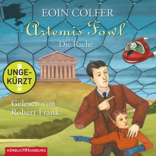 Diseño de la portada del título Artemis Fowl &ndash; Die Rache (Ein Artemis-Fowl-Roman 4)