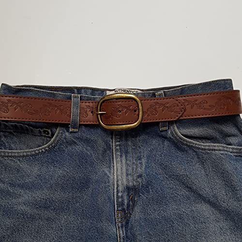 Western Tooled Floral Embossing Belt2