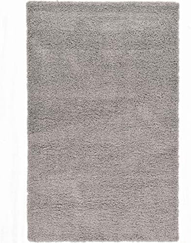 Rugs4Sale 5cm Thick Pile Shaggy Modern Area Rugs Living Room Home Decor Rug | Ideal For Bedroom, Hall, Kids Baby Room, Indoor & Outdoor Rugs Hallway Runners Carpet Mat(Cream 40x60cm)