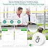 ORIA Wireless Thermometer Hygrometer, Smart Bluetooth Humidity Temperature Sensor, Mini Indoor Outdoor Temperature Monitor with Data Storage and Export, Smart App Alert, 3 Pack