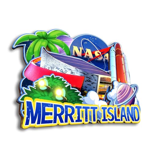 Imán decorativo redondo Merritt Island Quwsne miniatura 2