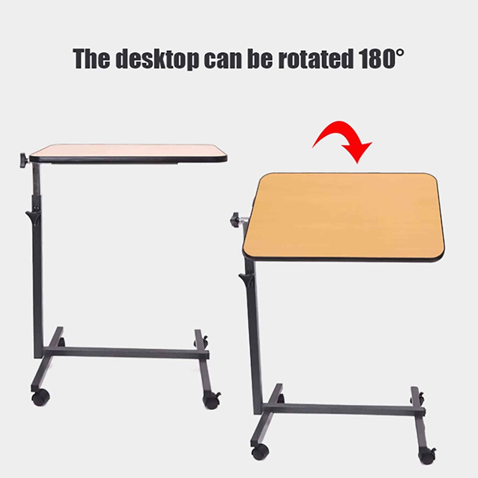 Bandeja para Silla de Ruedas, Cama de enfermería de Acero Engrosado, Mesa de Comedor, Bandeja extraíble, Accesorios para sillas de Ruedas, Mesa de Comedor Familiar de elevación portátil