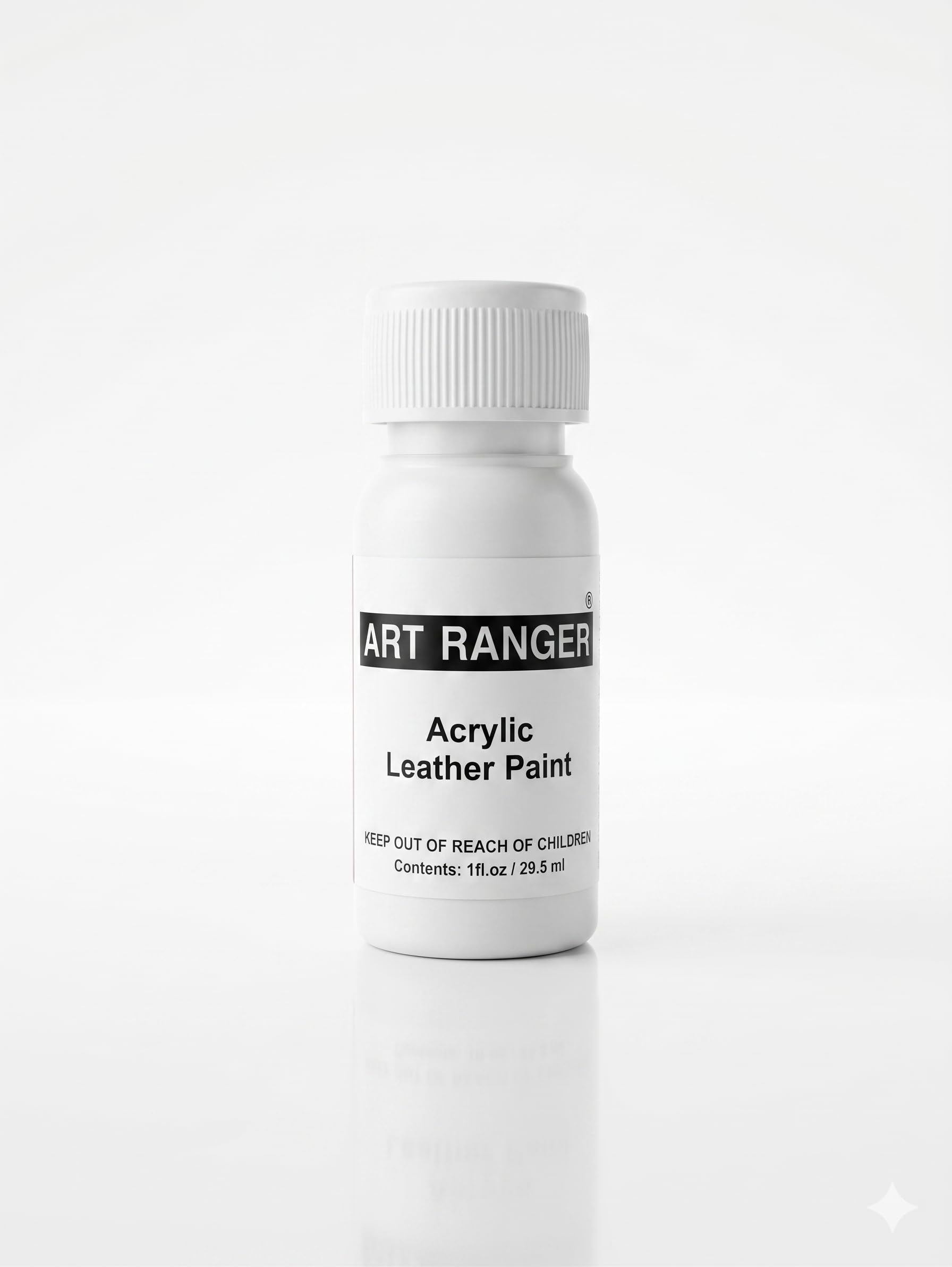 ART RANGER Acrylic Leather Paint, Pro-Grade Shoe and Leather Sneaker Restoration Paint, Flexible and Crack-Resistant Formula, Premium Finish for Belts, Bags, and Accessories, Contents 1fl.oz / 29.5 ml (White)-image-7