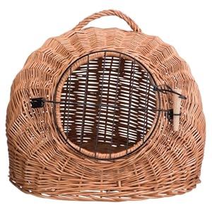 TRIXIE Korbhöhle mit Gitter - braun 50 × 46 × 36 cm