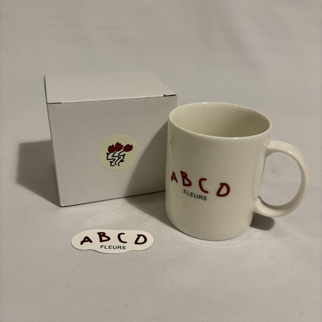 everyone logoマグカップ ABCD FLEURS 限定色 2個セット