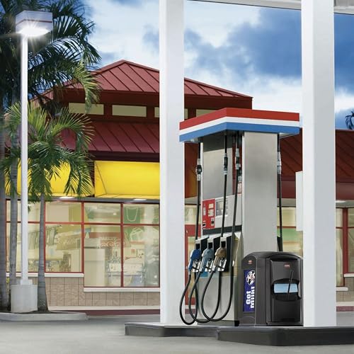 Image of Rubbermaid Commercial Products Window Wash Kit for Landmark Series Store Front Containers, Black, Outdoor for Gas Station /Convenience Store /Store Front